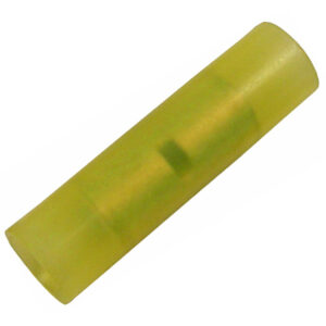 12-10 AWG Nylon Insulated Tin-Plated Copper Solid Barrel Butt Connector 25 pcs