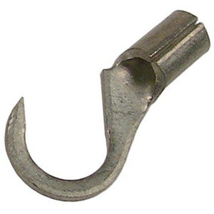 22-16 AWG Uninsulated #10 Hook Butted Seam Tin-Plated Copper  1000 pcs