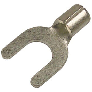 16-14 AWG Uninsulated #10 Spade Butted Seam Tin-Plated Copper  1000 pcs