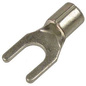 12-10 AWG Uninsulated #10 Spade Butted Seam Tin-Plated Copper  500 pcs