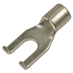 12-10 AWG Uninsulated #10 Flanged Spade Butted Seam Tin-Plated Copper  500 pcs