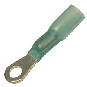 16-14 AWG Solder Heat Shrink #10 Ring Fluxed Solder w/Polyelofin Sleeve 100 pcs