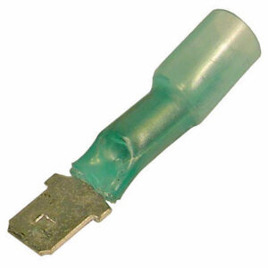16-14 AWG Solder Heat Shrink .250" Male Fluxed Solder w/Polyelofin Sleeve 100pcs