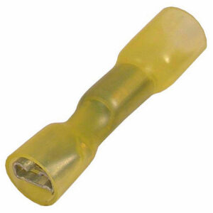 12-10 AWG Solder Heat Shrink .250" Insl Feml Flxed Sldr w/Polyelofin Slve 100pcs