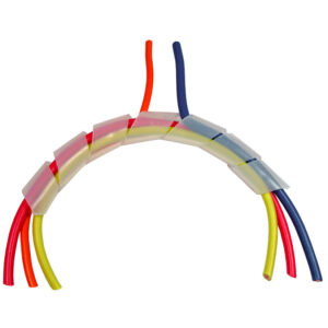 Assorted Spiral Wrap Sizes Flexible Natural Color Polyethylene  15ft