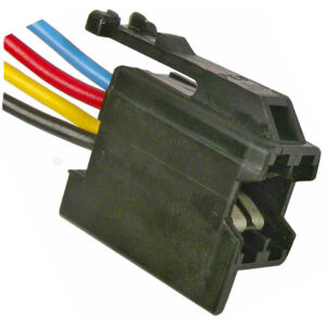 Radio Power Supply Pigtail (Black)  GM 1978-82  4-18ga Leads  1 pc