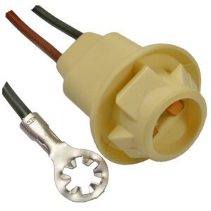 Side Marker Socket GM 6298892 6298886  1968-95 2-16ga Leads Bulb 194 194A  1 pc
