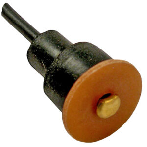 Single Contact Phenolic Disc Pigtail With Weatherproof Boot  1-18ga Lead   1 pc