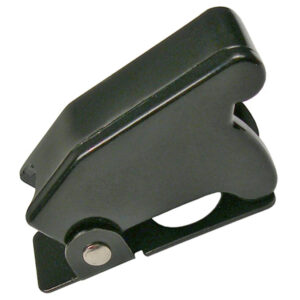 Black Switch Cover For Most On-Off Bat Style Toggle Switch Spring Loaded  1 pc