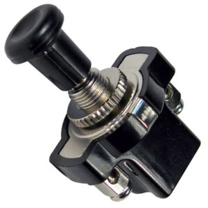 Euro Switch Push/Pull On-Off Short Style 5/16 Mount Hole 2 Screws 12V 16A 1 pc