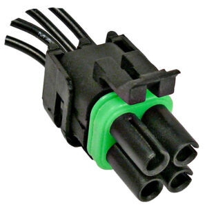 Weatherpack Four Square Cavity Tower w/Female Terminal 18 ga SXl Wire 20A 1 pc