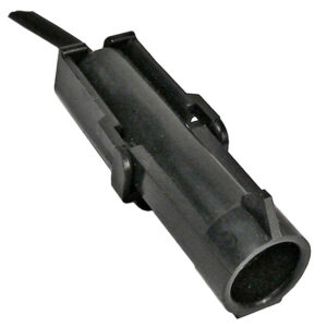 Weatherpack Single Cavity Shroud with Male Terminal 18 ga SXl Wire 20A 1 pc