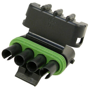 Weatherpack Four Cavity Tower GM 12015797 Use Male or Female Terminals 1 pc