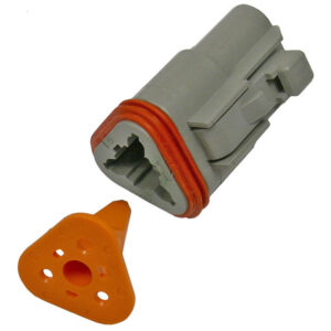 Deutsch DT Series 3-Way Male Housing & Wedgelock 1 set