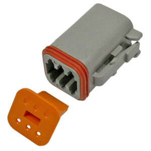 Deutsch DT Series 6-Way Male Housing & Wedgelock 1 set