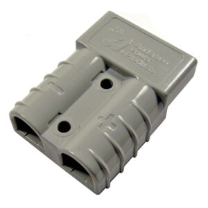 50 Amp Gray Housing For Battery Cable Connector  Self-Mating  2 pcs