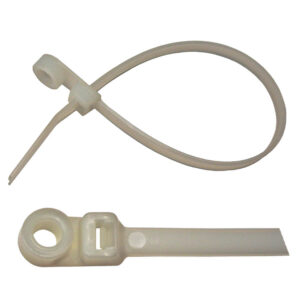 11" Nylon Tie Wrap #10 Stud Mount Hole  50lb Tensile Strength  50 pcs