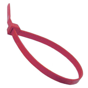 11" Red Nylon Tie Wrap  50lb Tensile Strength  500 pcs