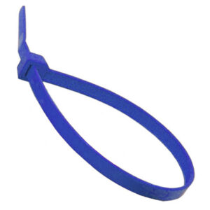 11" Blue Nylon Tie Wrap  50lb Tensile Strength  25 pcs