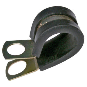 1-1/2" ID Rubber Insulated Steel Clamp 3/8" Mount Hole 100 pcs