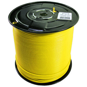 10 AWG Yellow Primary Wire Copper Stranded Conductor With PVC Jacket 500ft Spool