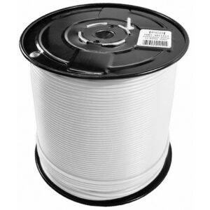 10 AWG White Primary Wire Copper Stranded Conductor With PVC Jacket 500ft Spool