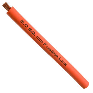 10 AWG Fusible Link Wire Copper Stranding with Orange Insulation 1ft