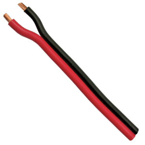 14 GA 2 Conductor Red & Black Bonded Parallel Primary Wire 100ft Spool