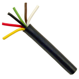 14 GA 6 Conductor 6-Way Trailer Cable 100ft Spool