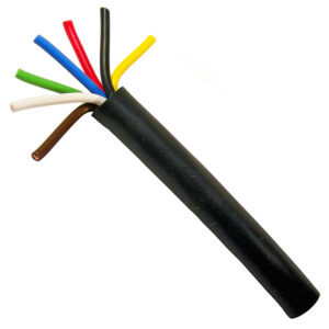 14 GA 7 Conductor 7-Way Trailer Cable 100ft Spool