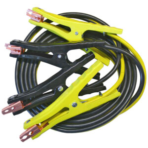 12' 8 GA Booster Cables Bonded Cable & 400 Amp Clamps with Extended Jaws 1 set